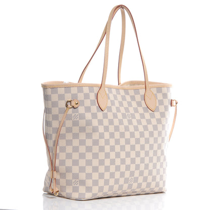 Louis Vuitton Damier Azur Neverfull MM 3 of 7