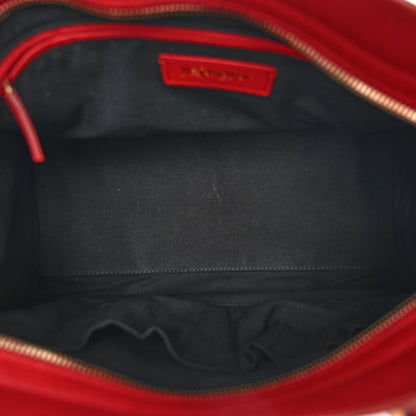 Saint Laurent Sheepskin Medium Cabas ChYc Red 5 of 10
