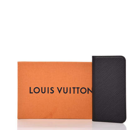 Louis Vuitton Epi iPhone X Folio Black 7 of 7