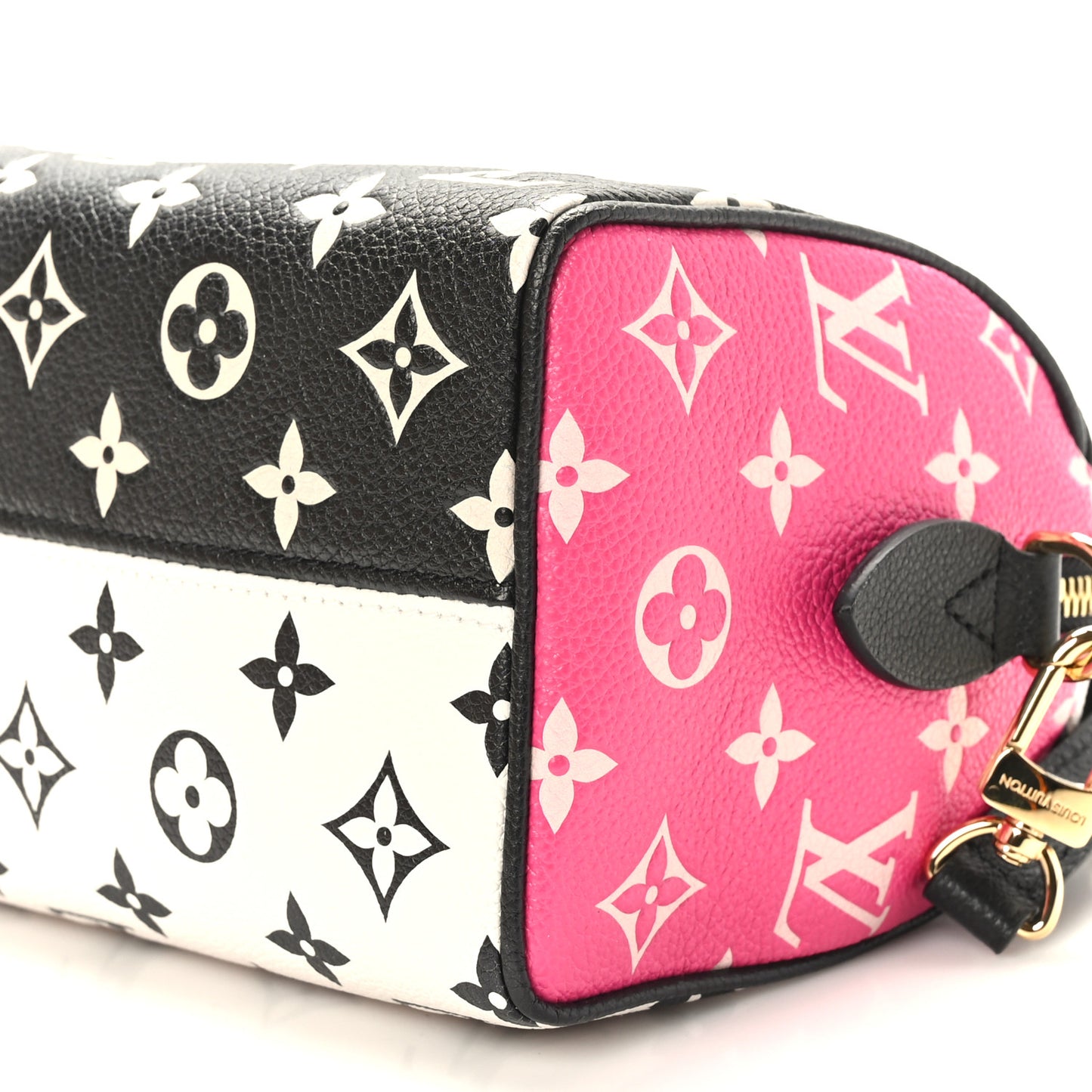 Empreinte Monogram Spring in the City Speedy Bandouliere 20 Black White Pink