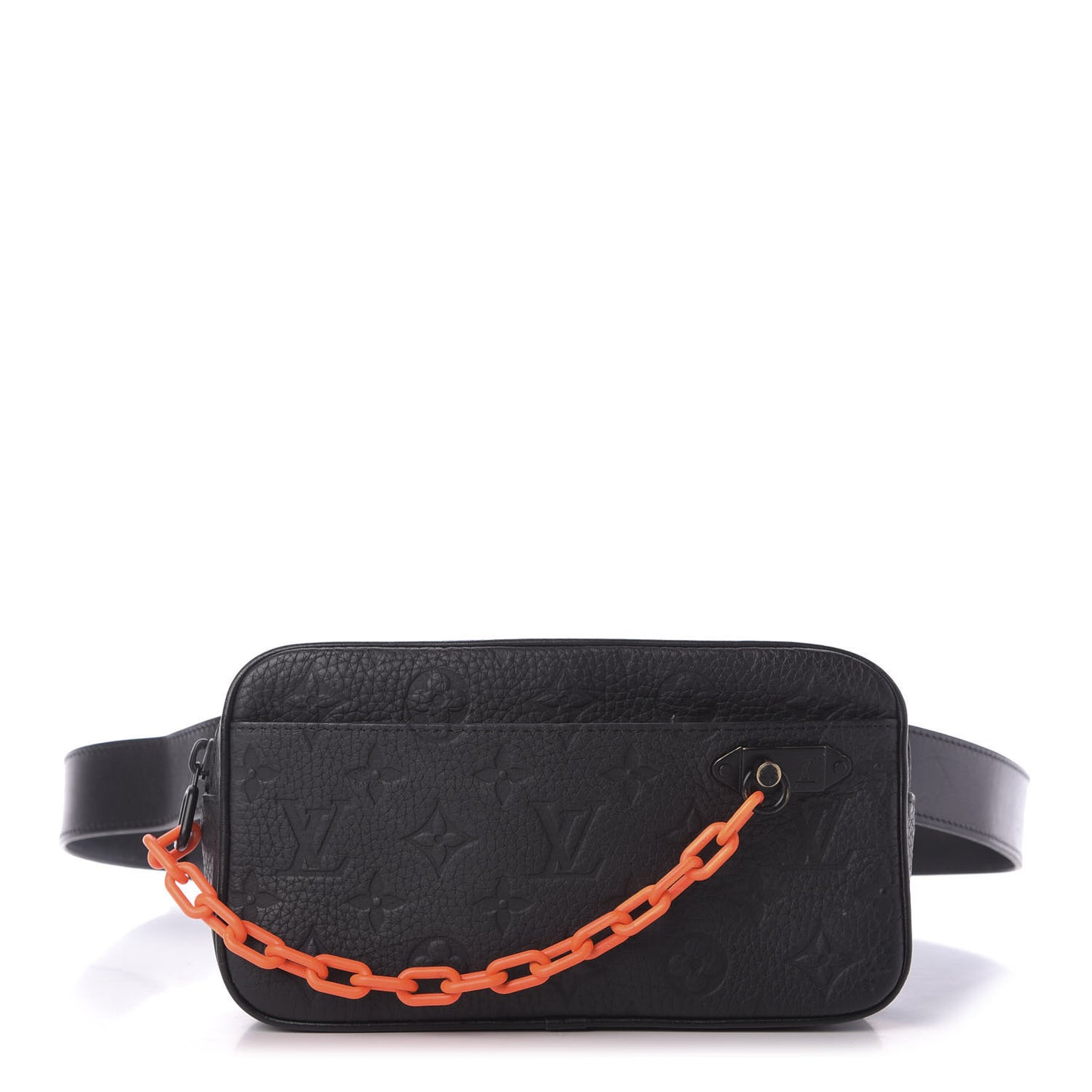 Taurillon Monogram Uniformes Solar Ray Soft Pochette Volga Belt Bag Black