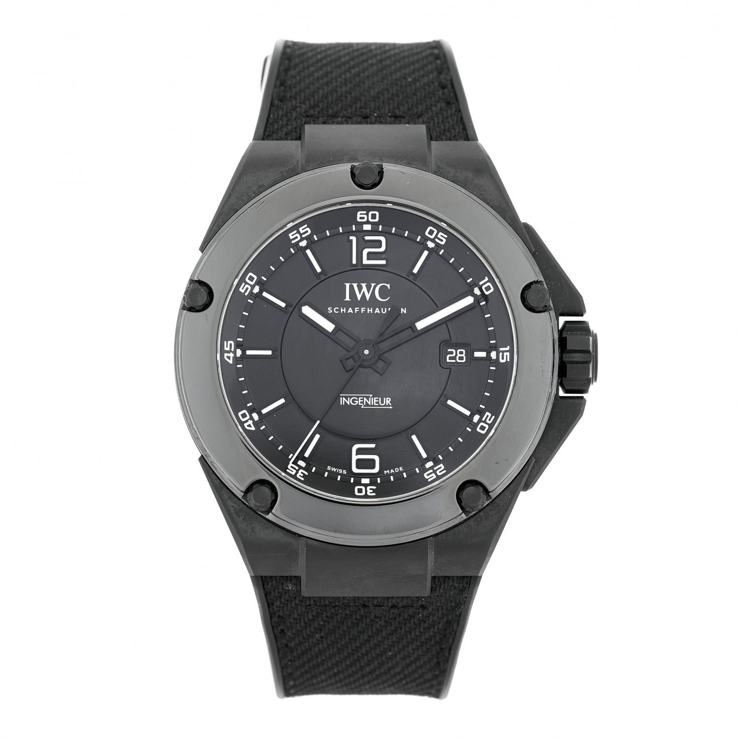 Ceramic Rubber 46mm Ingenieur AMG Black Series Automatic Watch Black IW322503