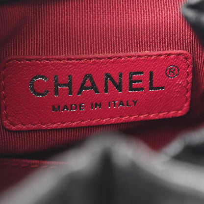 Chanel Aged Calfskin Quilted Small Gabrielle Backpack Black 6 of 12