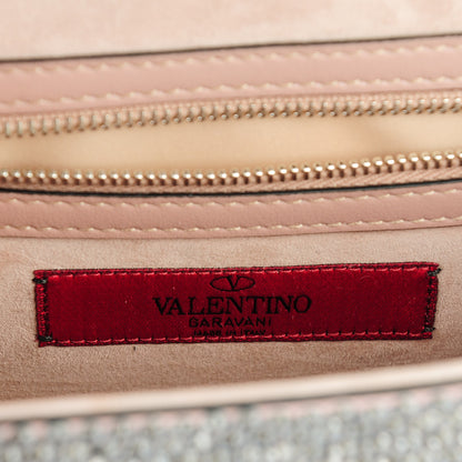 Valentino Garavani Vitello Crystal Embellished Small Glam Lock Rockstud Flap Multicolor 6 of 7