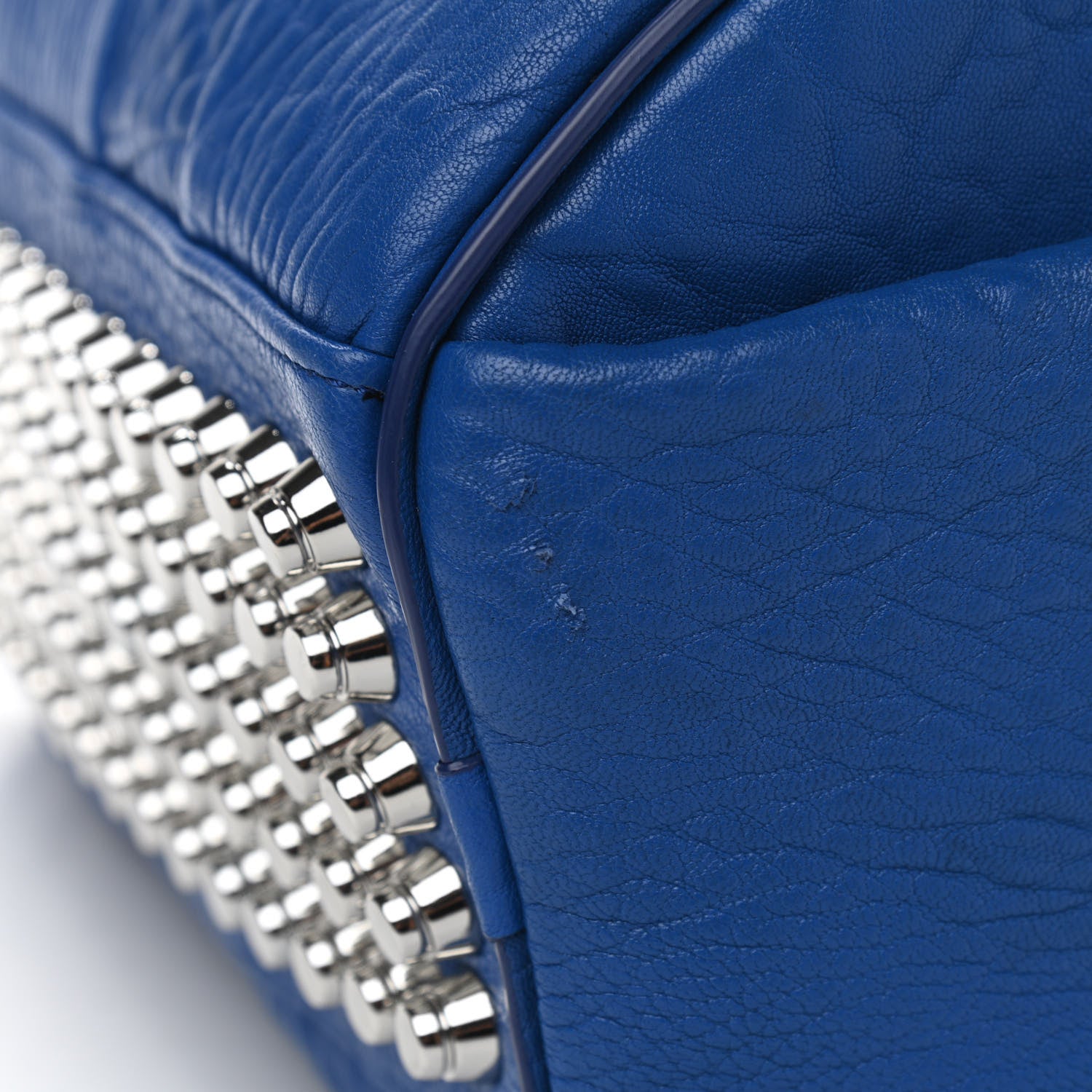 Alexander Wang Pebbled Lambskin Rocco Royal Blue 9 of 9