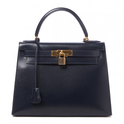 Hermes Box Kelly Sellier 28 Indigo 1 of 34