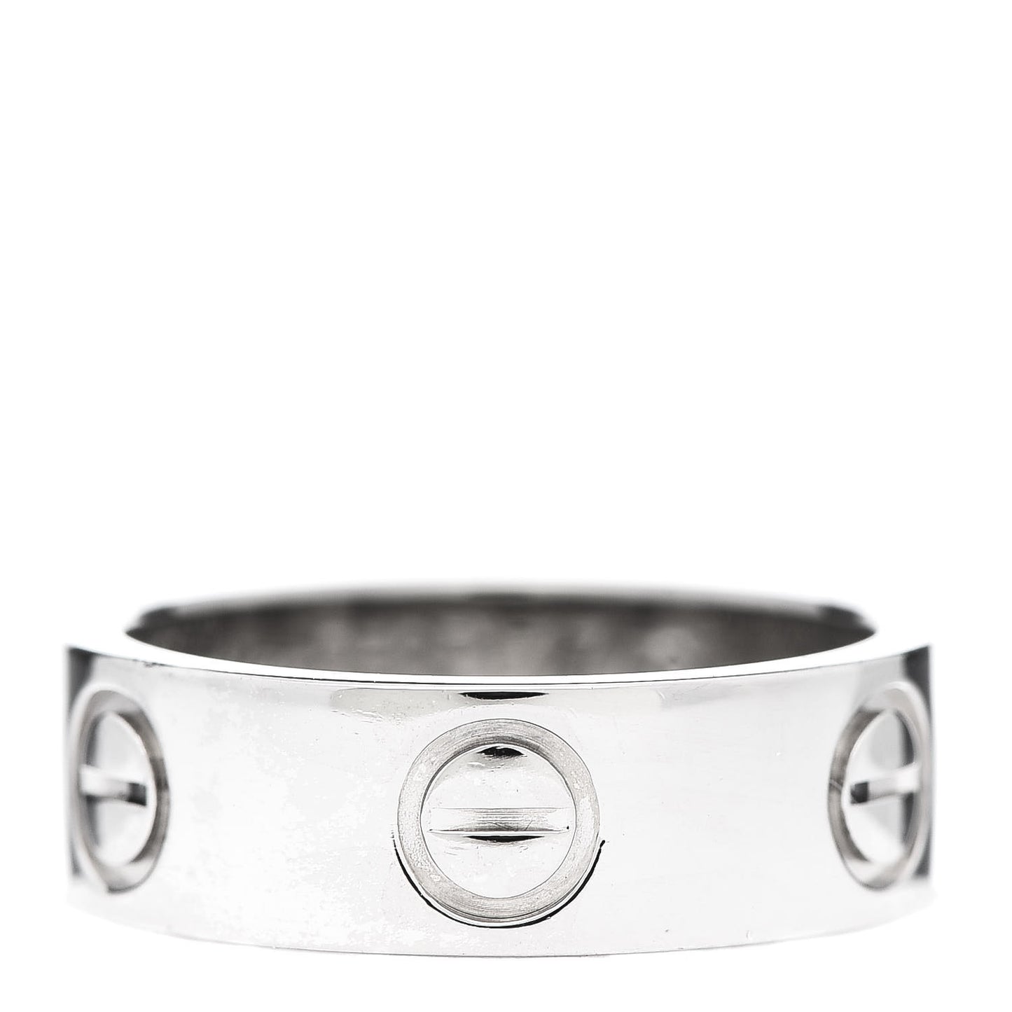 Platinum 5.5mm LOVE Ring 47 4