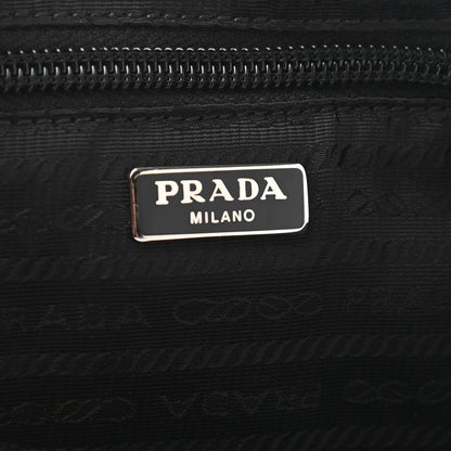 Prada Tessuto Nylon Saffiano Wristlet Black 5 of 7
