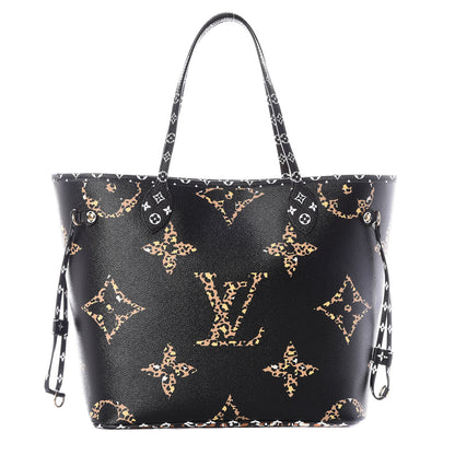 Louis Vuitton Monogram Giant Jungle Neverfull MM Black 1 of 12