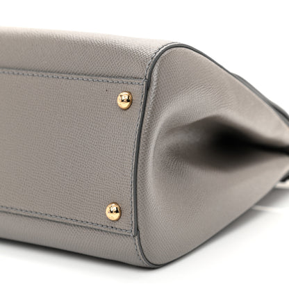 Dolce & Gabbana Dauphine Large Miss Sicily Satchel Grey 8 of 8