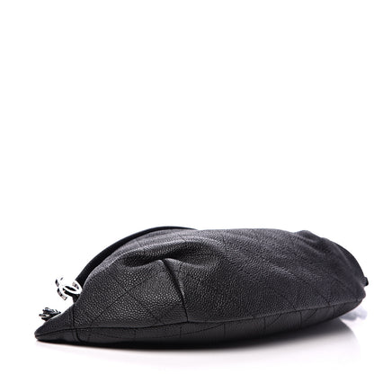 Chanel Caviar Stitched Banane Waist Bag Fanny Pack Black 3 of 8