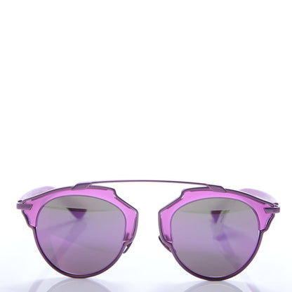 Christian Dior Acetate So Real Sunglasses Matte Violet 2 of 7