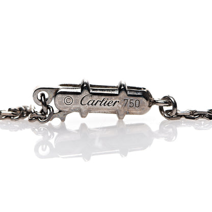 Cartier 18K White Gold Medium Hearts and Symbols Necklace 4 of 6