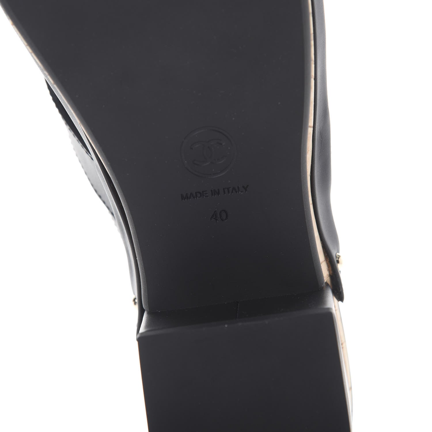 Chanel Calfskin CC Turn Lock Clogs 40 Black 6 of 8