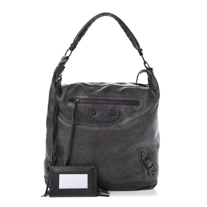 Balenciaga Agneau Classic Hardware Day Hobo Anthracite 1 of 13