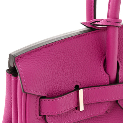 Hermes Togo Birkin 25 Rose Pourpre 13 of 14