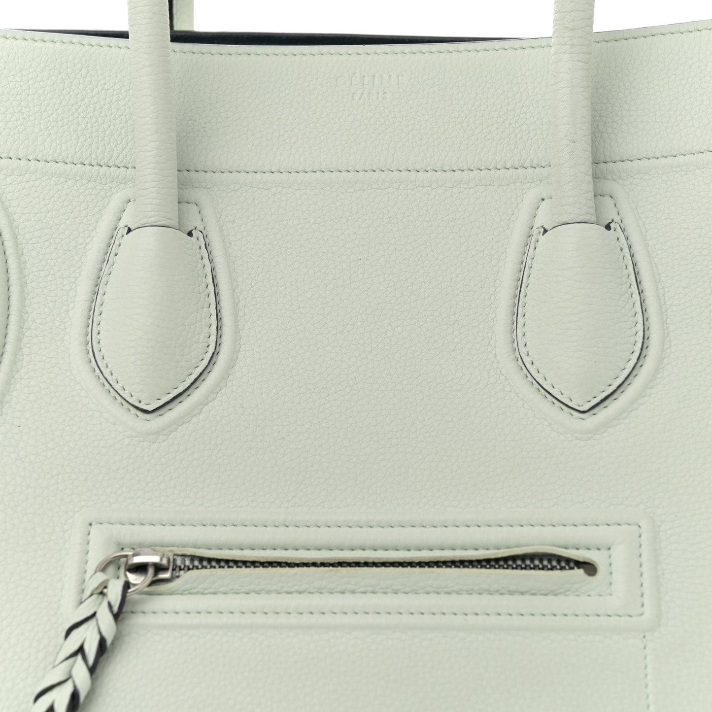 Baby Grained Calfskin Medium Phantom Luggage Jade