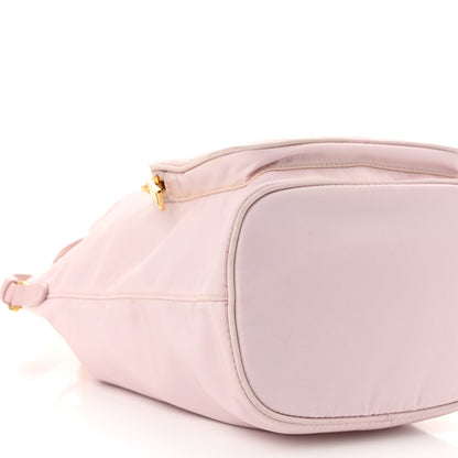 Prada Re-Nylon Saffiano Duet Bucket Crossbody Bag Alabastro 10 of 13