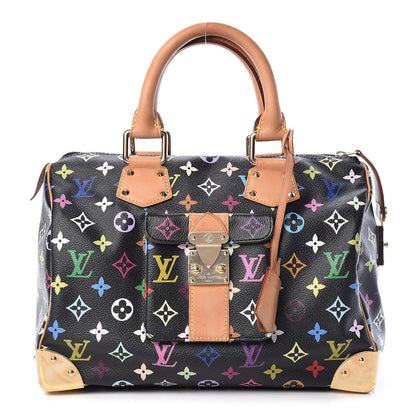 Louis Vuitton Monogram Multicolor Speedy 30 Black 1 of 16