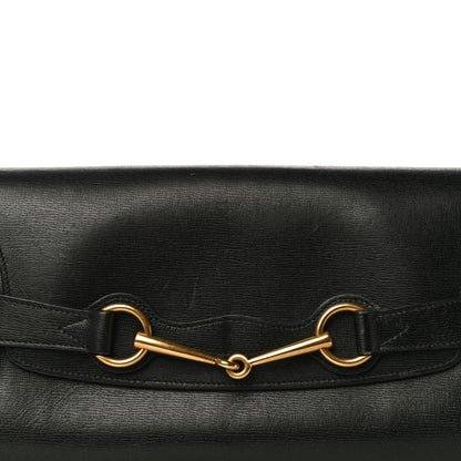 Gucci Calfskin Large Bright Bit Clutch Black 8 of 20