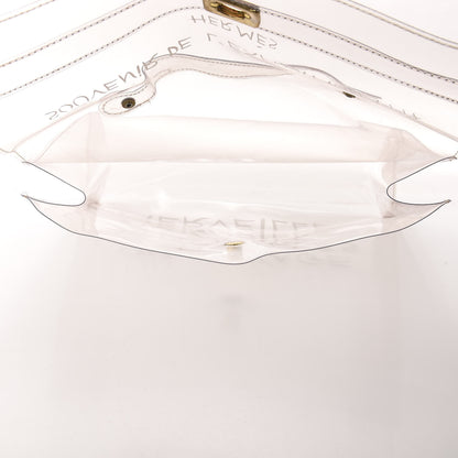 Hermes Vinyl Souvenir De L'Exposition Kelly Transparent 5 of 9