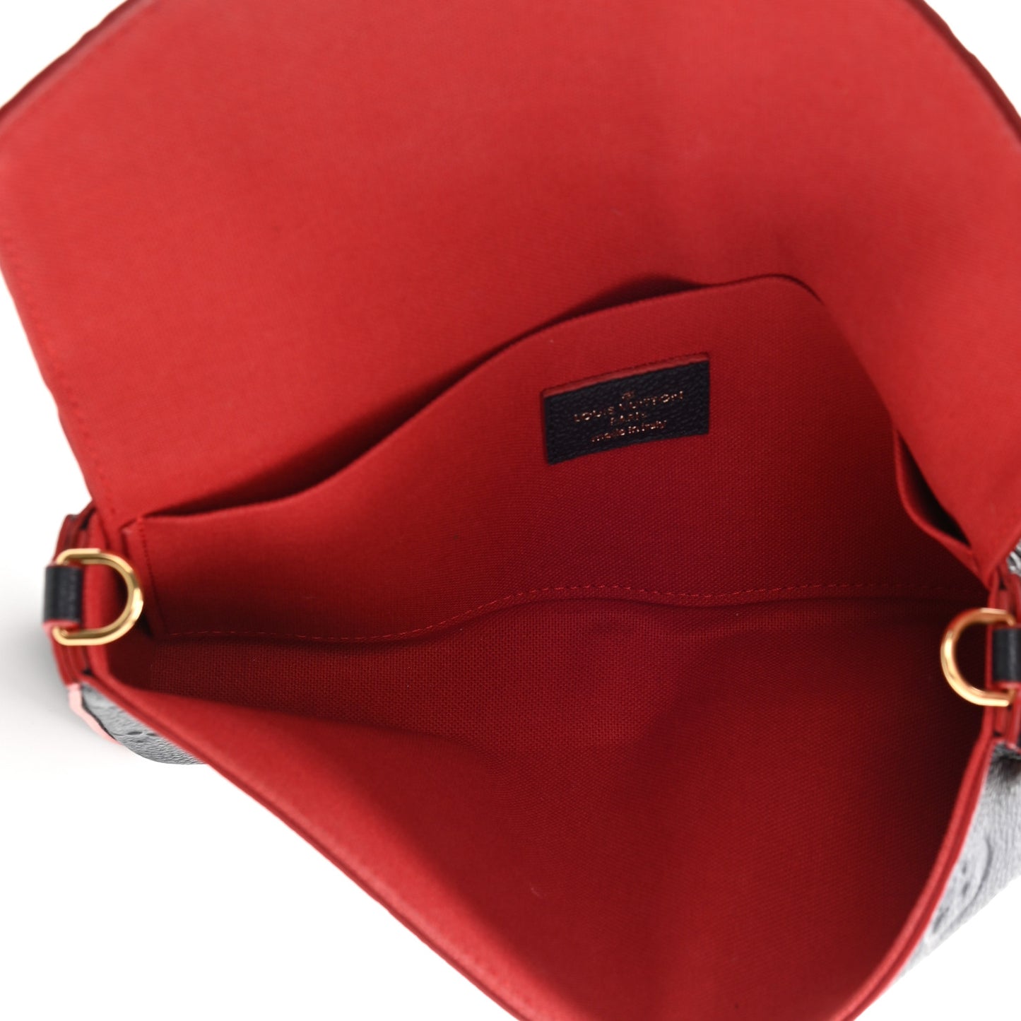 Empreinte Pochette Felicie Chain Wallet Marine Rouge