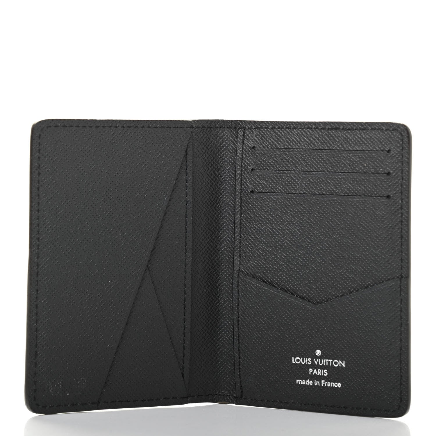 Louis Vuitton Taiga Stripe Pocket Organizer NM Black 5 of 10