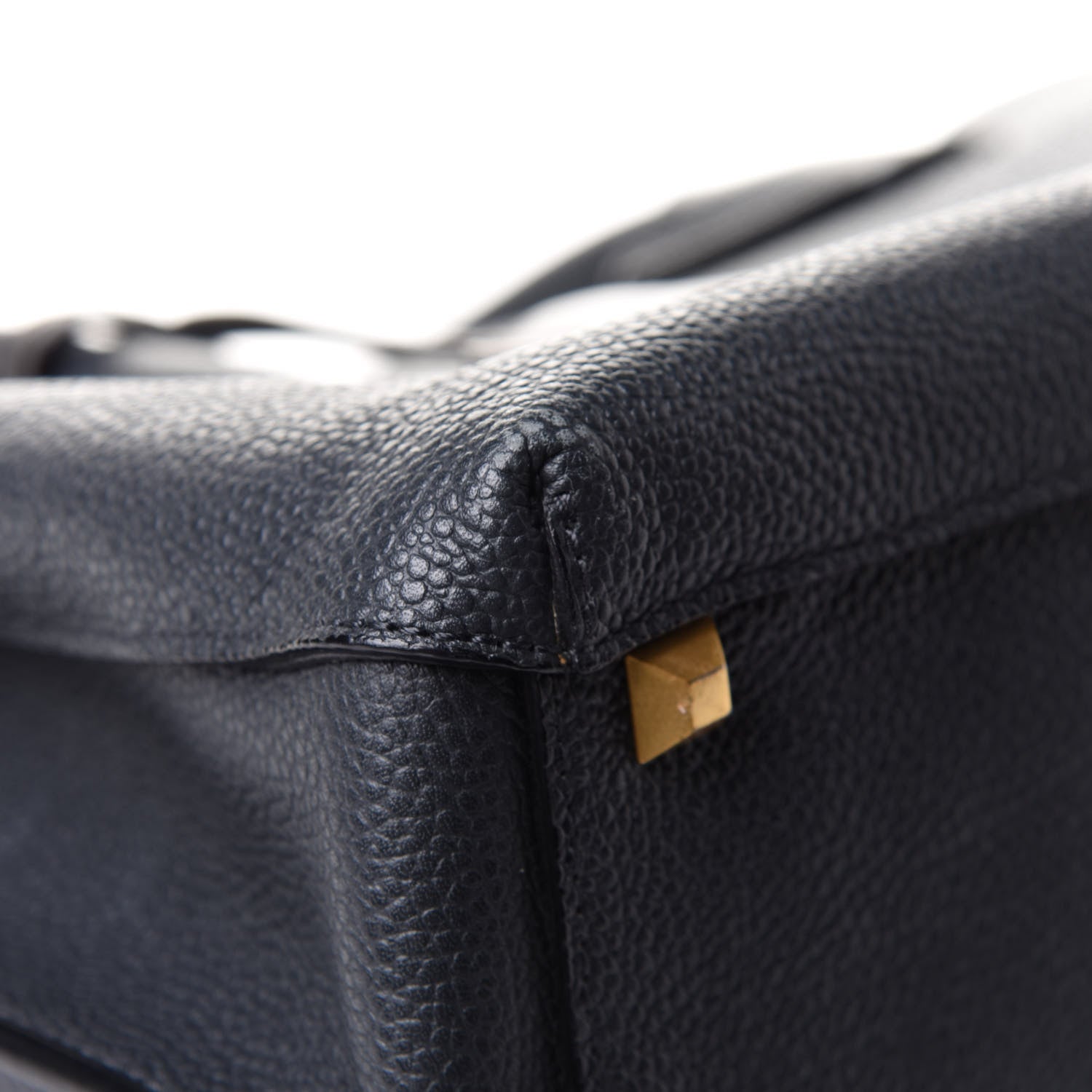 MCM Grained Calfskin Medium Milla Tote Phantom Grey 10 of 14