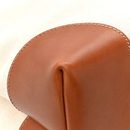 Bottega Veneta Washed Canvas Calfskin Large Andiamo  Natural Light Wood 11 of 18