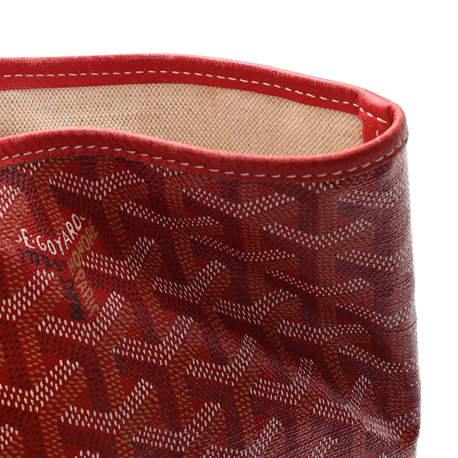 Goyard Goyardine Saint Louis PM Red 11 of 13