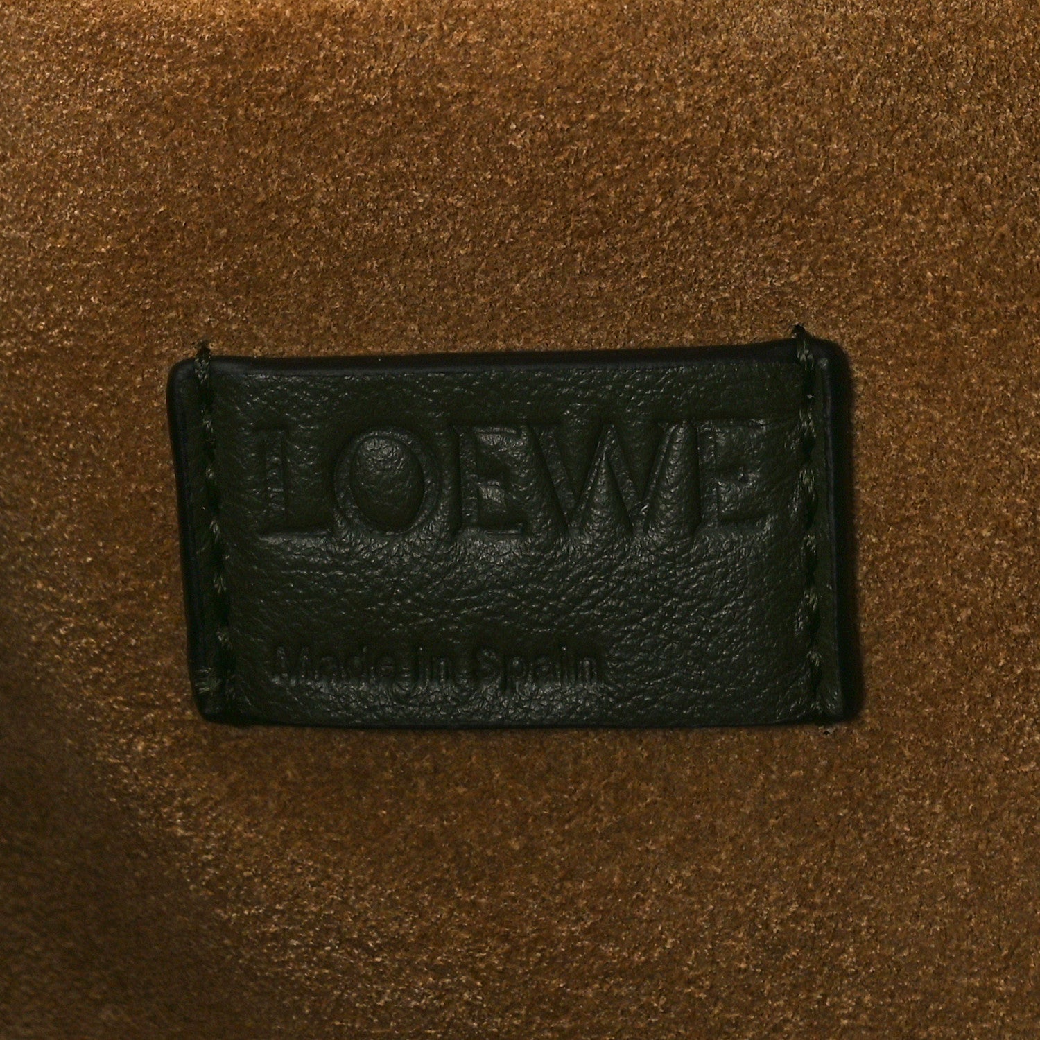 Loewe Nappa Flamenco Knot Clutch Vintage Khaki 6 of 8