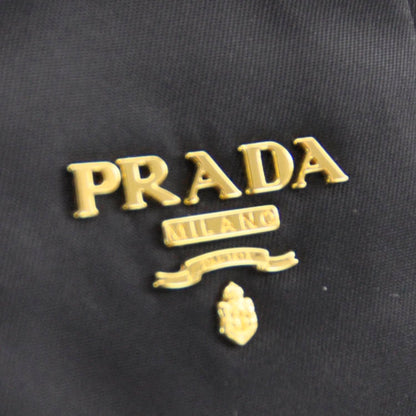 Prada Tessuto Nylon Pleated Evening Bag Black 5 of 8
