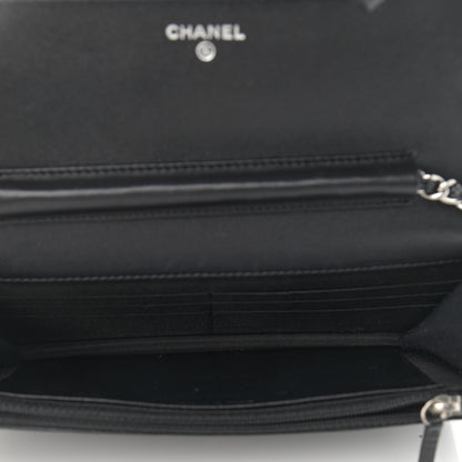 Chanel Caviar Timeless CC Wallet On Chain WOC Black 7 of 11