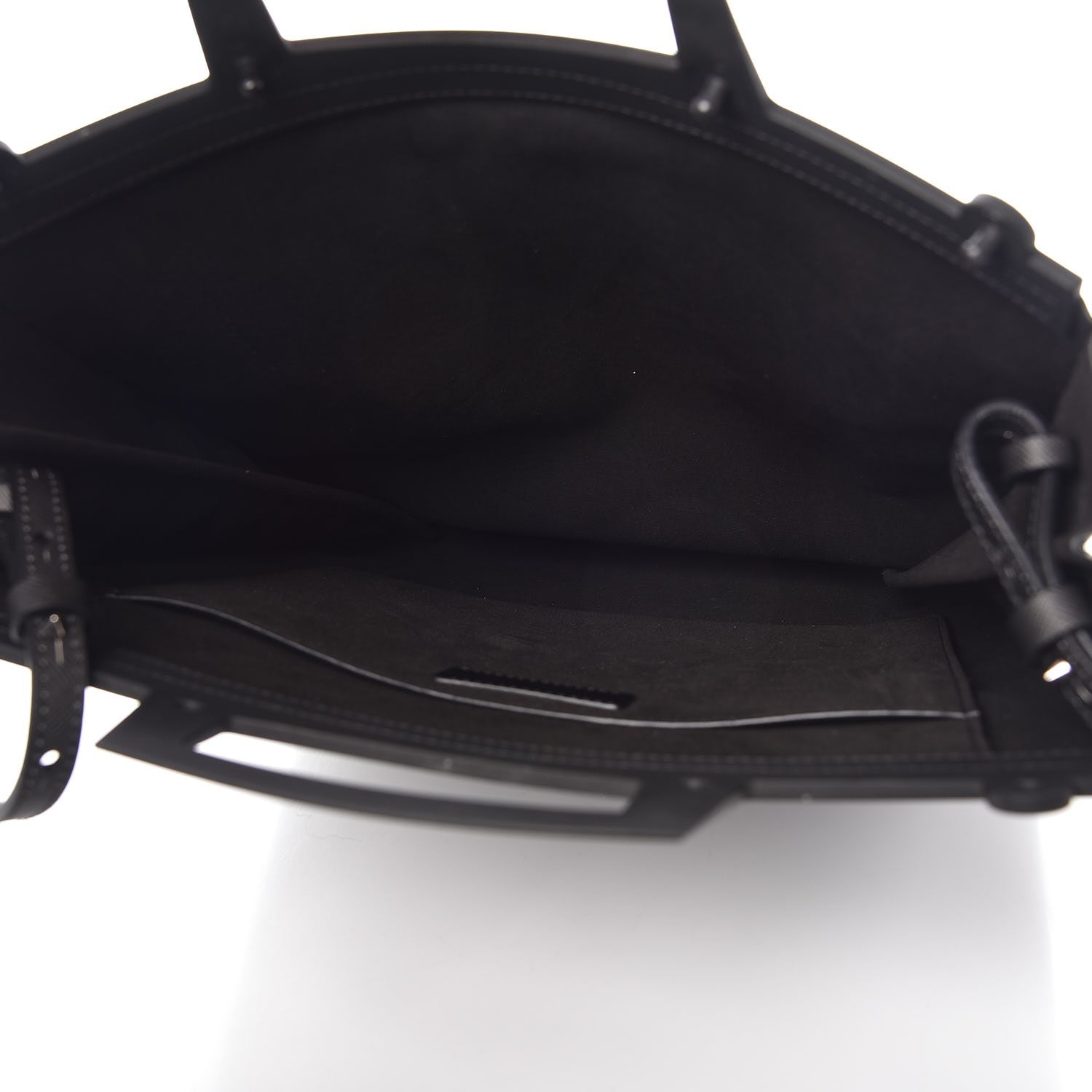 Givenchy Textured Coated Canvas Bambi Print Medium Rave Tote Black 5 of 9