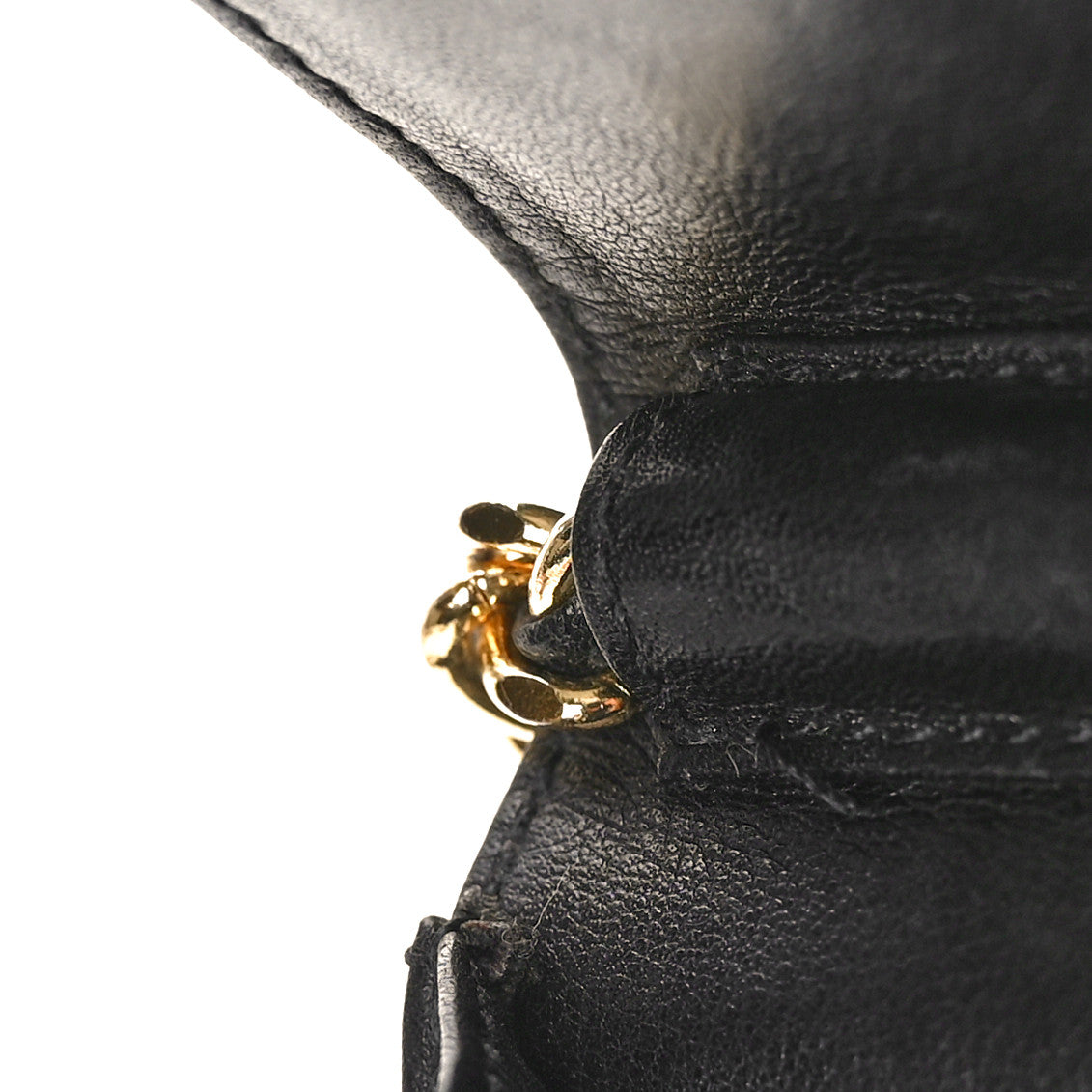 Caviar CC Phone Holder Crossbody Black