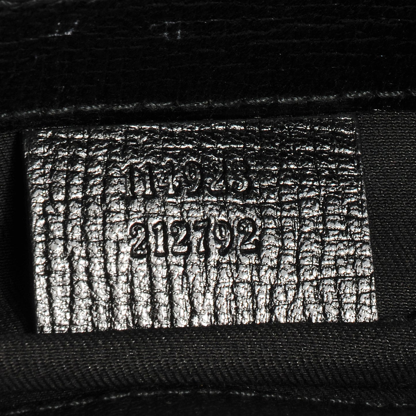 Leather Horsebit Clutch Black