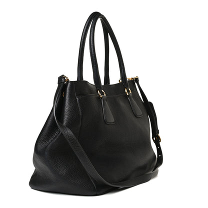 Prada Vitello Daino Shopping Tote Black 2 of 24