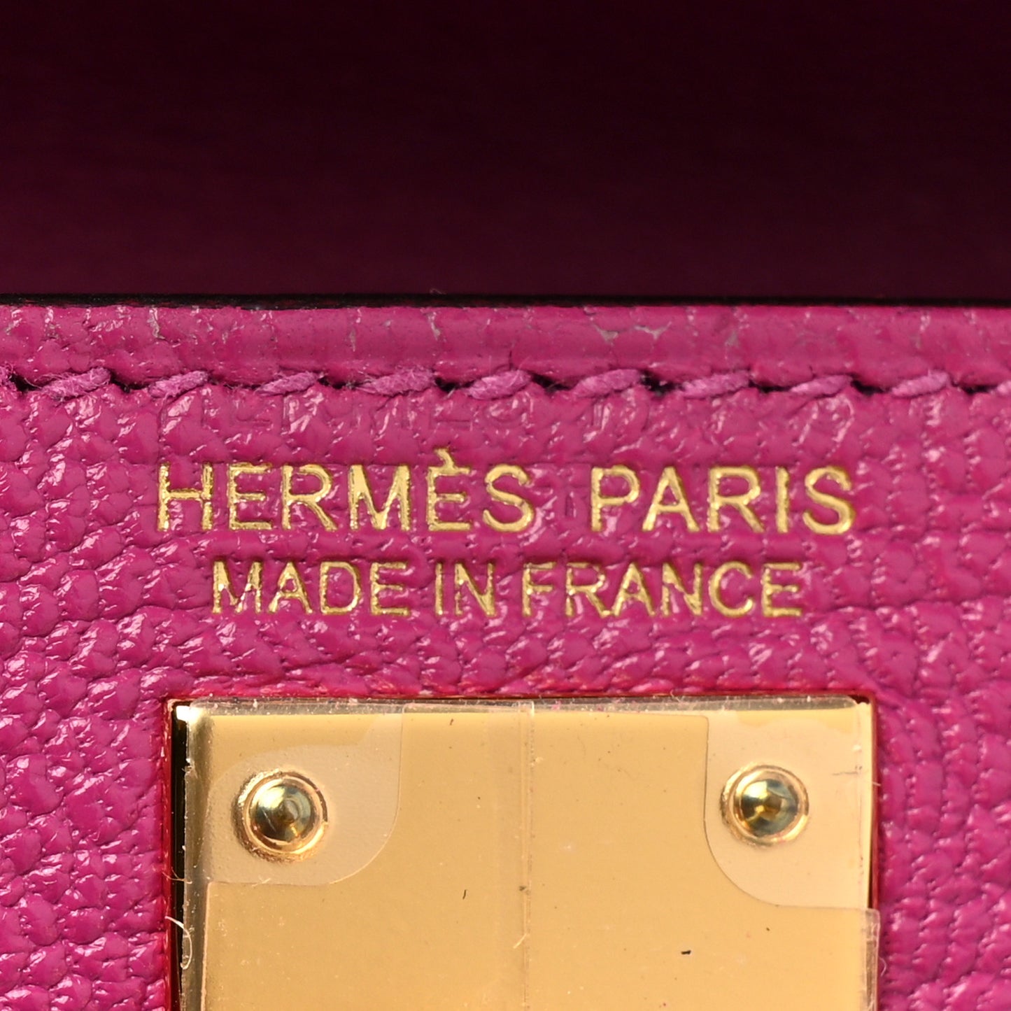 Chevre Mysore Mini Kelly Sellier 20 Rose Pourpre