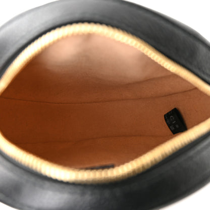 Gucci Grained Calfskin Web Mini Ophidia Round Shoulder Bag Black 5 of 10