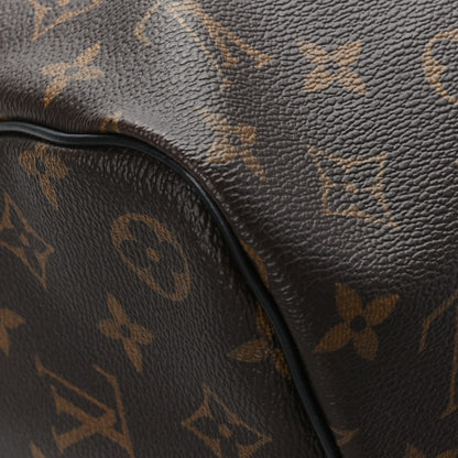 Louis Vuitton Monogram Macassar Keepall Bandouliere 45 9 of 10