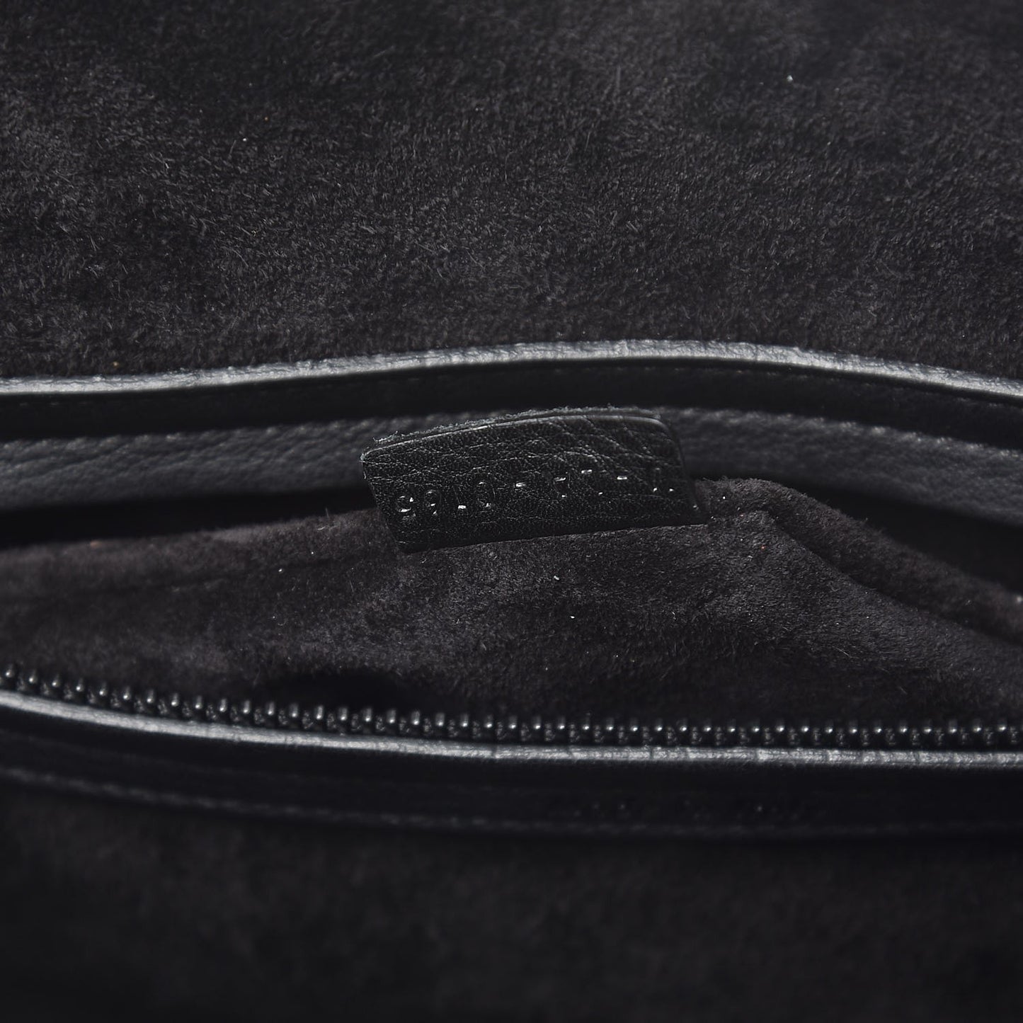 Grained Calfskin Medium Phantom Luggage Black