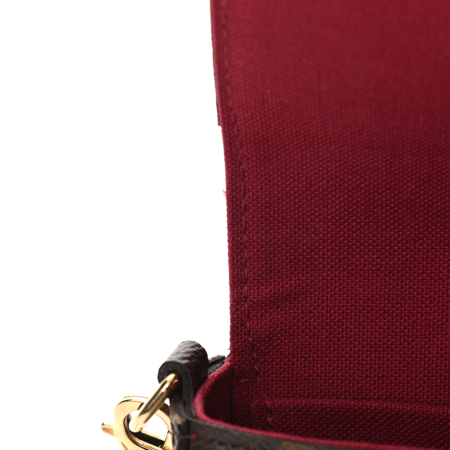 Louis Vuitton Monogram Pochette Felicie Chain Wallet Fuchsia 12 of 13