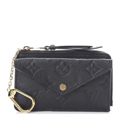 Louis Vuitton Empreinte Recto Verso Card Holder Black 1 of 6