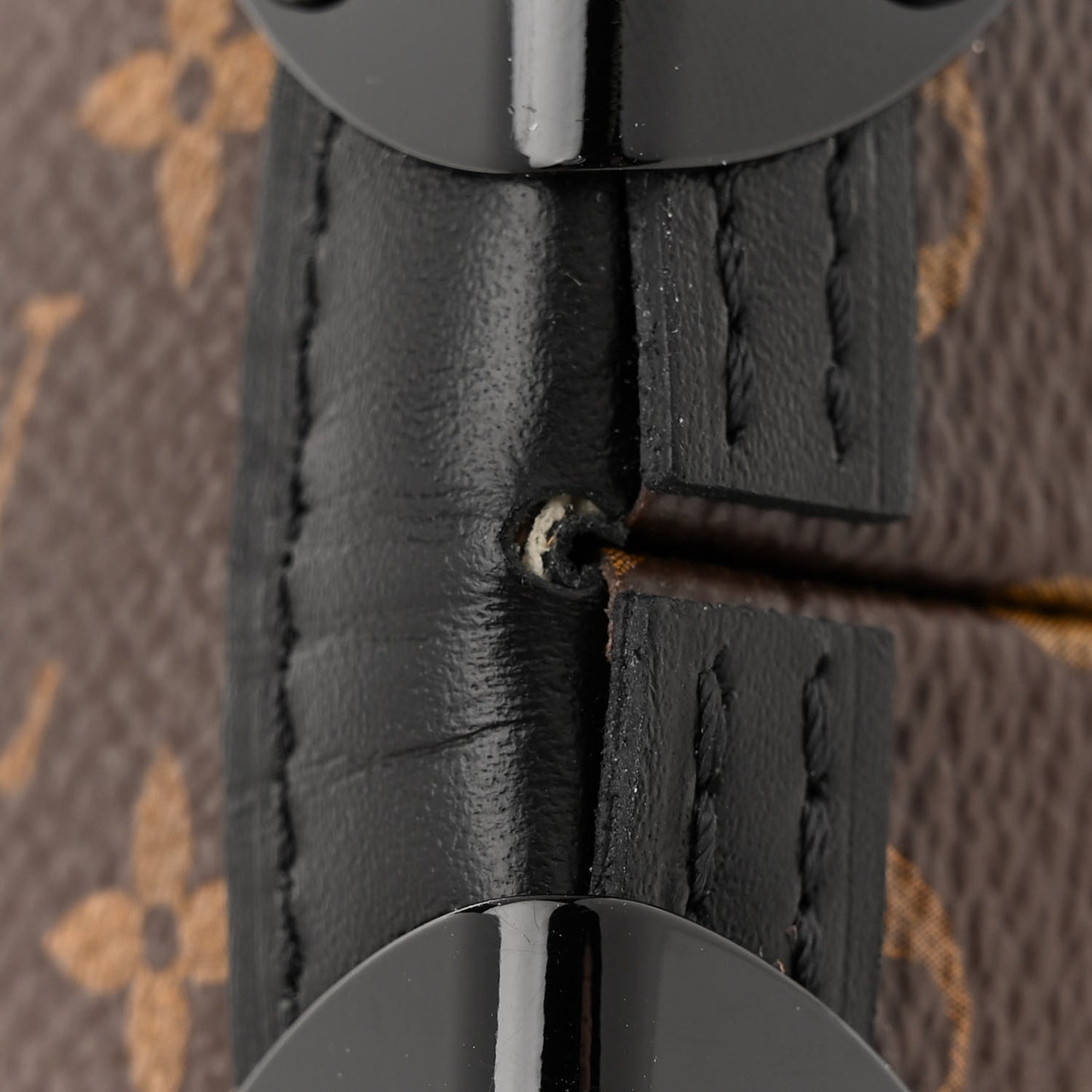 Monogram Petite Malle East West Black