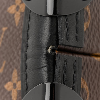 Louis Vuitton Monogram Petite Malle East West Black 10 of 12