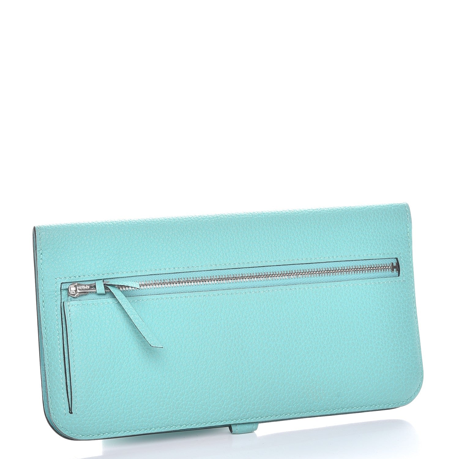 Hermes Togo Dogon Recto Verso Wallet Bleu Atoll 3 of 7