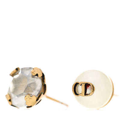 Christian Dior Pearl Crystal Tribales Bee Earrings Gold 5 of 5