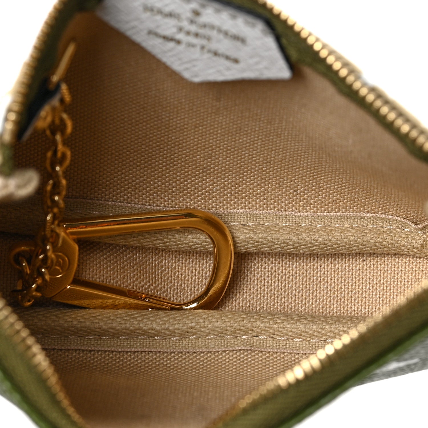 Louis Vuitton Monogram Giant Micro Pochette Accessories Kaki White 4 of 6