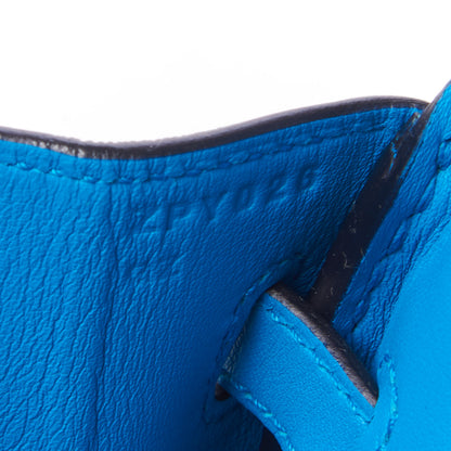 Hermes Swift Birkin 25 Bleu Frida 22 of 32
