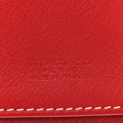 Goyard Goyardine Sainte Marie Soft Clutch Red 7 of 8